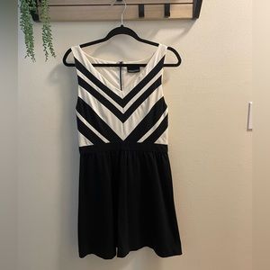 Black and White Formal Dress